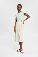 Linen T-shirt - Green