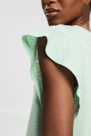 Linen T-shirt - Green