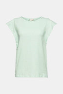 Linen T-shirt - Green
