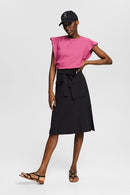 Linen T-shirt - Violet