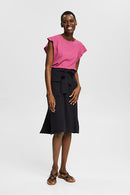 Linen T-shirt - Violet