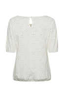 Embroidered T-shirt - Offwhite