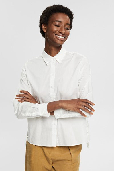 Collection V Neck Top - White