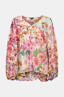 Print Blouse - Pink Fuchsia
