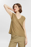 Pique T-shirt - Khaki Green