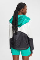 Stripe Hooded Jacket - Green