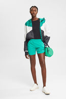 Stripe Hooded Jacket - Green