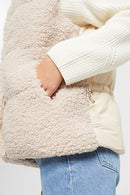 Sleeveless Gilet - Cream Beige