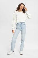 Casual Cable Jumper - Offwhite