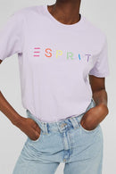 Logo Print T-shirt - Lilac