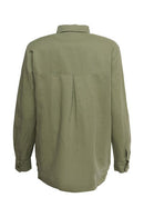 Long Sleeve Blouse - Light Khaki