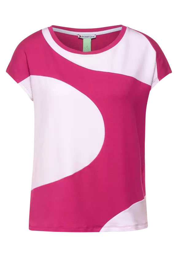 Colorblock Shirt - Eden Pink