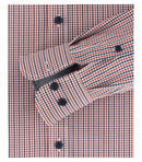 Check Leisure Long Sleeve Shirt - Tangarine