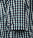 Comfort Fit Button Down Check Shirt - Blue