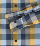 Long Sleeve Check Shirt - Dark Petrol