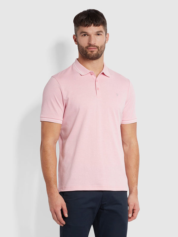 Moores Short Sleeve Polo - Malibu Pink