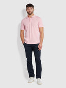 Moores Short Sleeve Polo - Malibu Pink