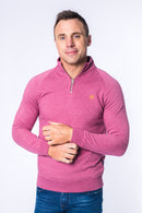 Falcons 1/4 Zip Jumper - Rose Ashes