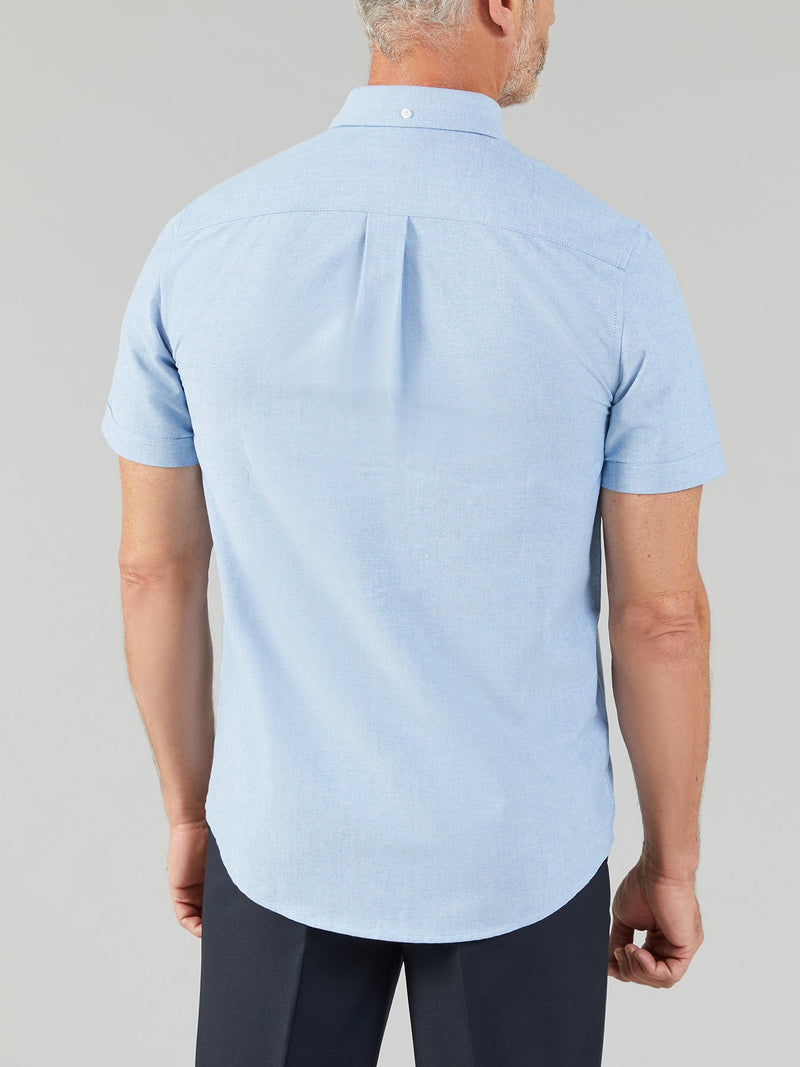 Short Sleeve Button Down Shirt - Cilantro