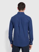 Drayton Long Sleeve Button Down Shirt - Midnight Blue