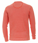 Plain Crew Neck Jumper - Red Clay