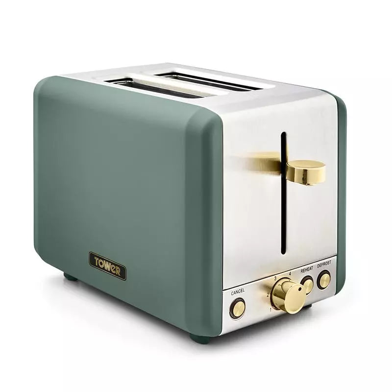 Cavaletto 2 Slice Toaster - Jade