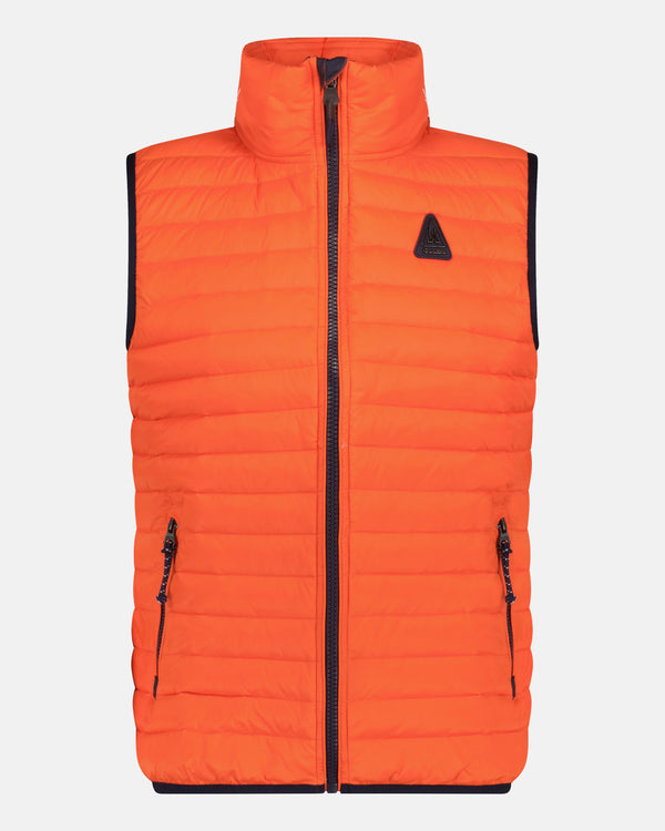 Summer Atlantic Gilet - Cherry Tomato