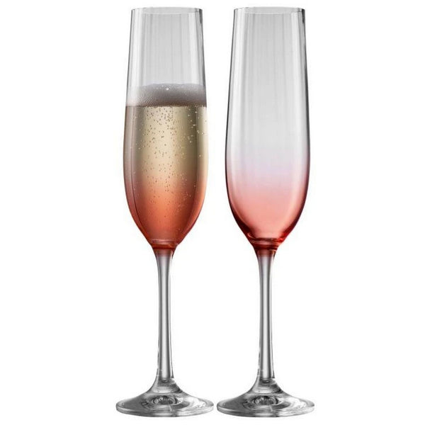 Erne Set of 2 Flutes Blush