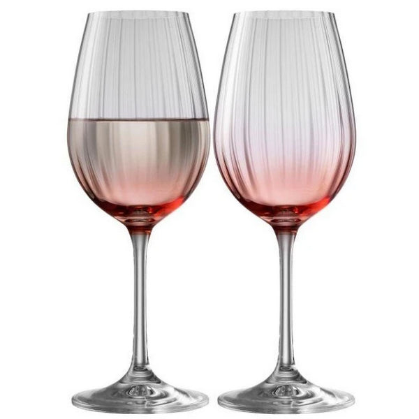 Erne Set of 2 Wine Glasses Blush