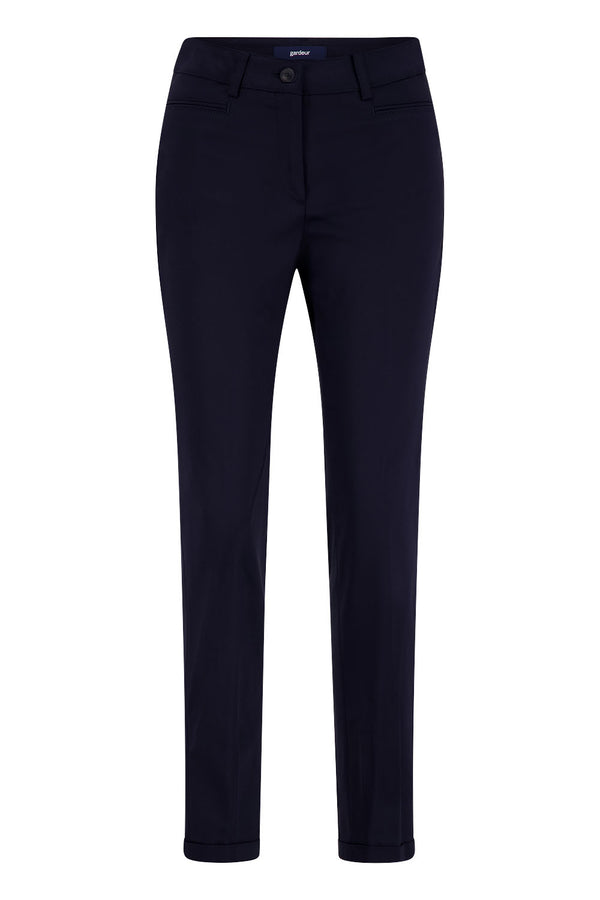 Denise Straight Trouser - Dark Navy