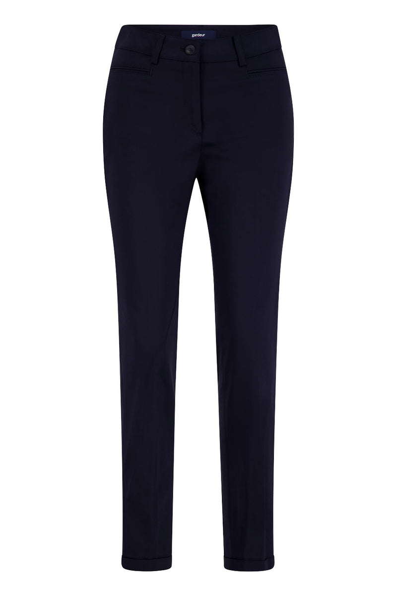 Denise Straight Trouser - Dark Navy