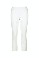Cindy Slim Trouser - White Denim