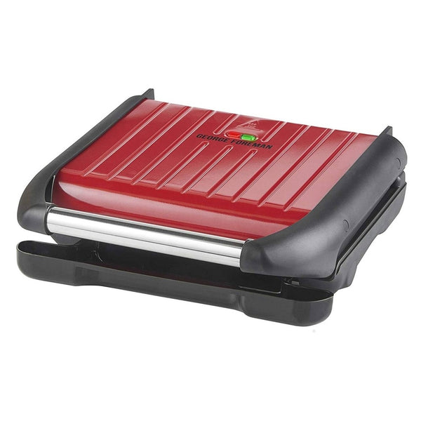 George Foreman 5 Portion Grill Steel Red