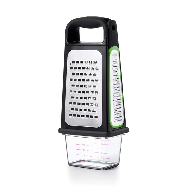 Box Grater with Removable Zester