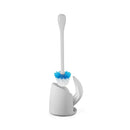 Compact Toilet Brush & Container Grey
