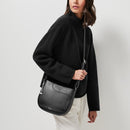London Pockets Medium Ziptop Crossbody - Black