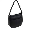 London Pockets Large Ziptop Shoulder Bag - Black