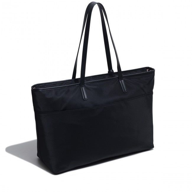 Finsbury Park Large Ziptop Shoulder Bag - Black