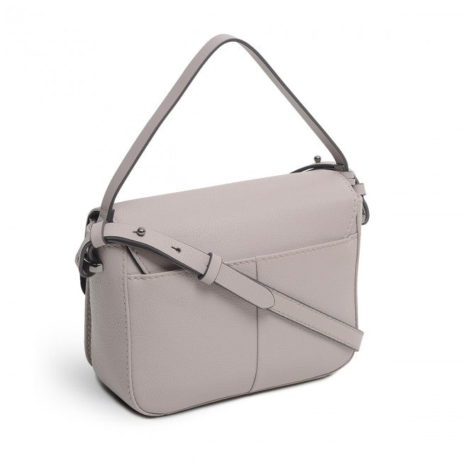 Agnes Street Small Flapover Crossbody - Espresso