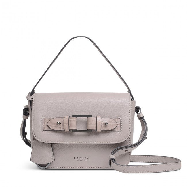 Agnes Street Small Flapover Crossbody - Espresso