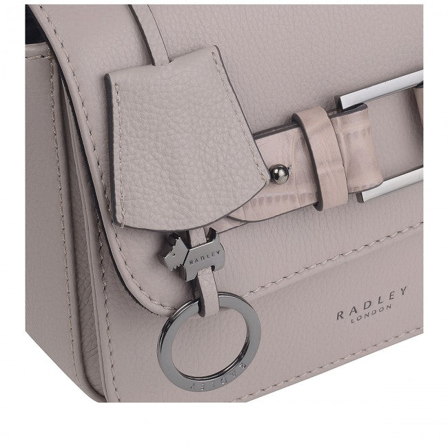 Agnes Street Small Flapover Crossbody - Espresso