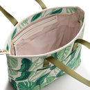 Maple Cross Medium Ziptop Shoulder Bag - Chalk