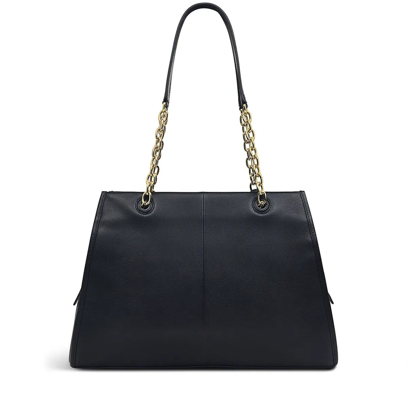 Fern Street Medium Ziptop Tote - Black