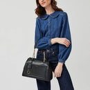 Fern Street Medium Ziptop Tote - Black