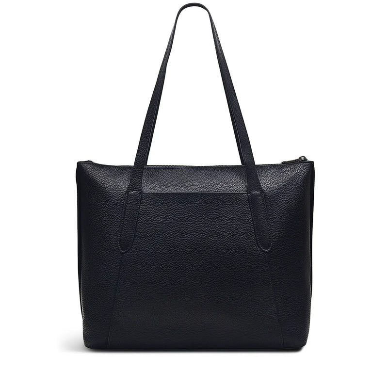Wood Street 2.0 Large Ziptop Tote - Black