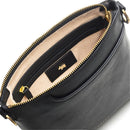 Pockets Small Ziptop Crossbody - Black