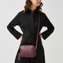 Dukes Place Medium Ziptop Crossbody Bag - Dark Cherry