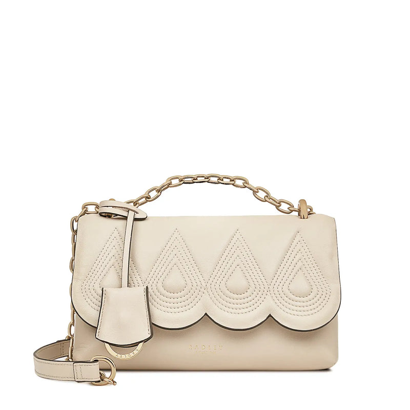 Mill Bay Quilt Flapover Crossbody - Clay