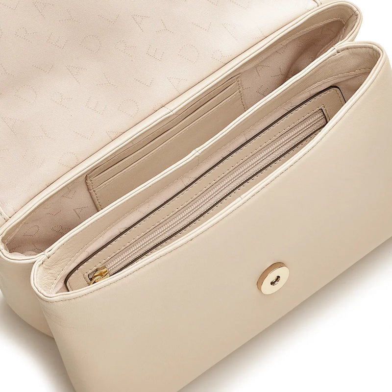 Mill Bay Quilt Flapover Crossbody - Clay