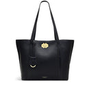 Museum Street Medium Ziptop Tote - Black